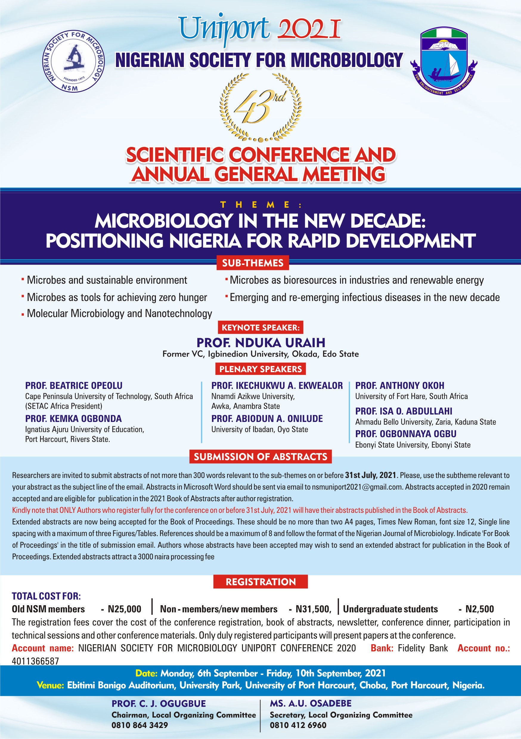 Nigerian Society For Microbiology Welcome Latest Events Trends News And More